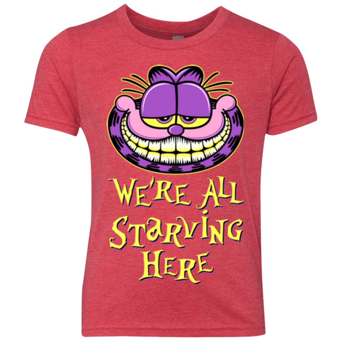 T-Shirts Vintage Red / YXS We're all starving Youth Triblend T-Shirt