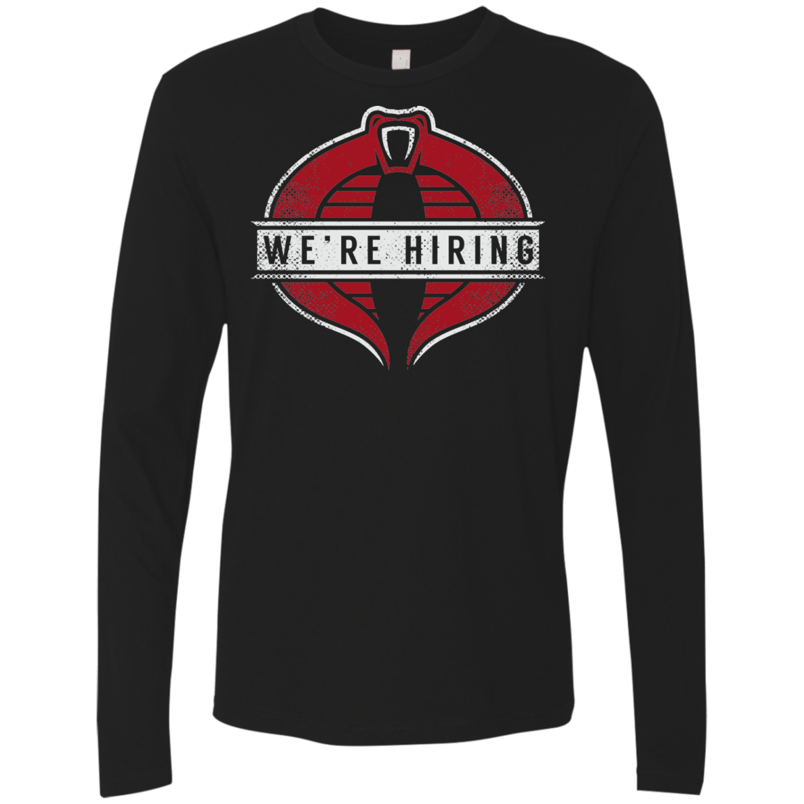 We're Hiring Men's Premium Long Sleeve