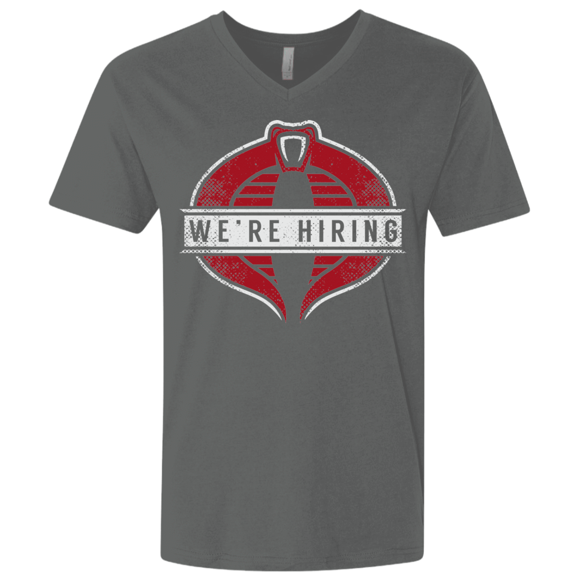T-Shirts Heavy Metal / X-Small We're Hiring Men's Premium V-Neck