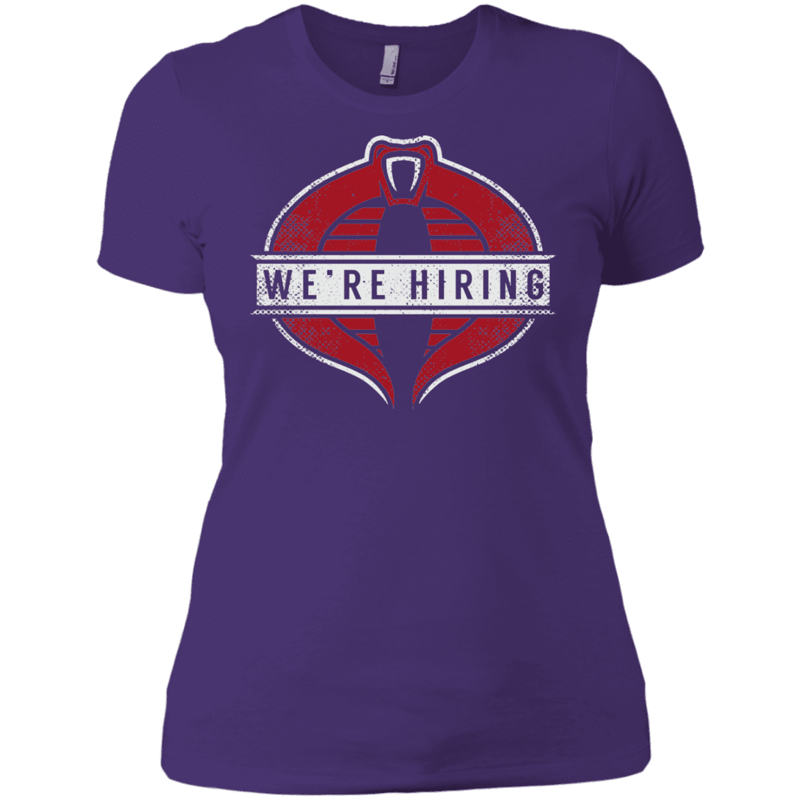 T-Shirts Purple Rush/ / X-Small We're Hiring Women's Premium T-Shirt