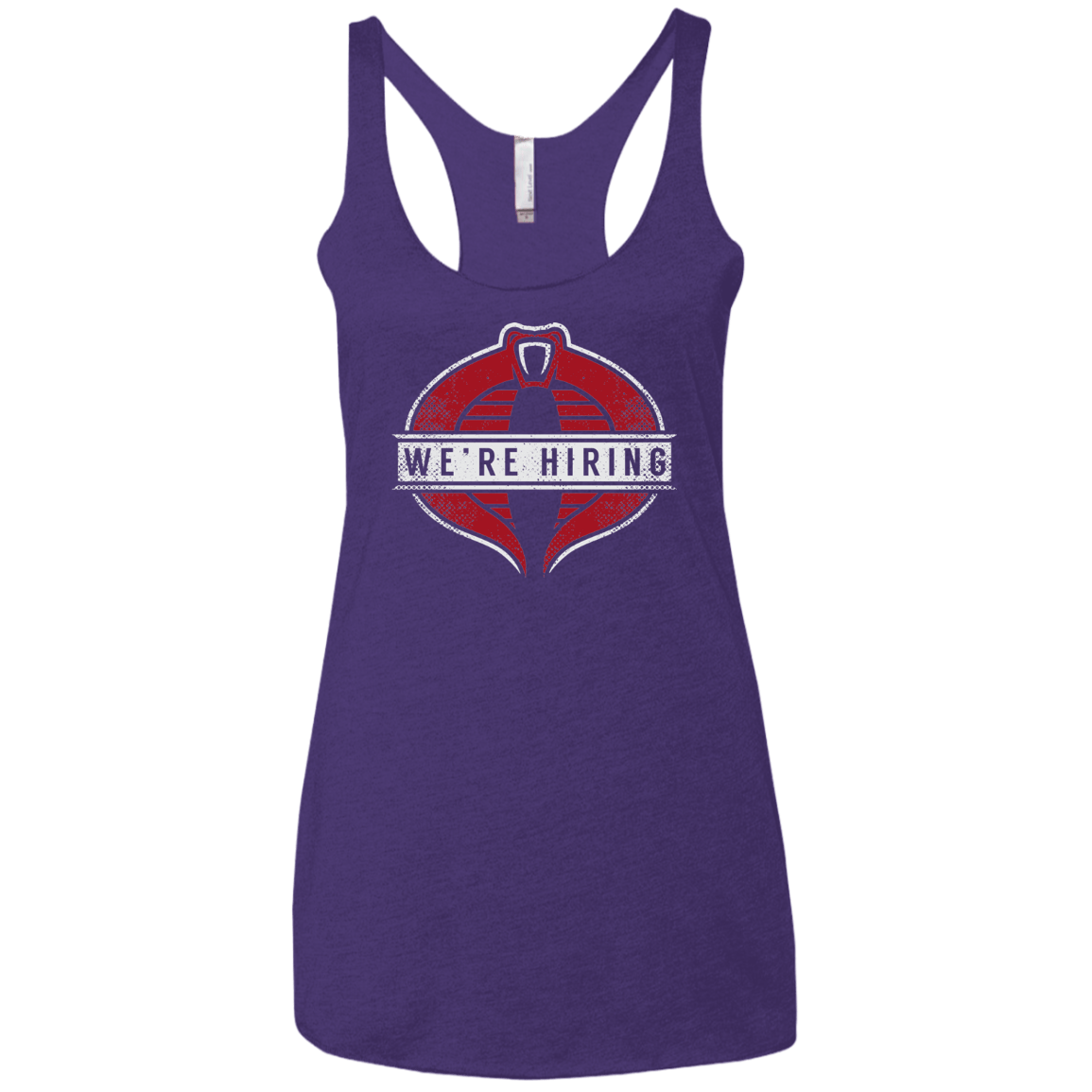 We're Hiring Women's Triblend Racerback Tank