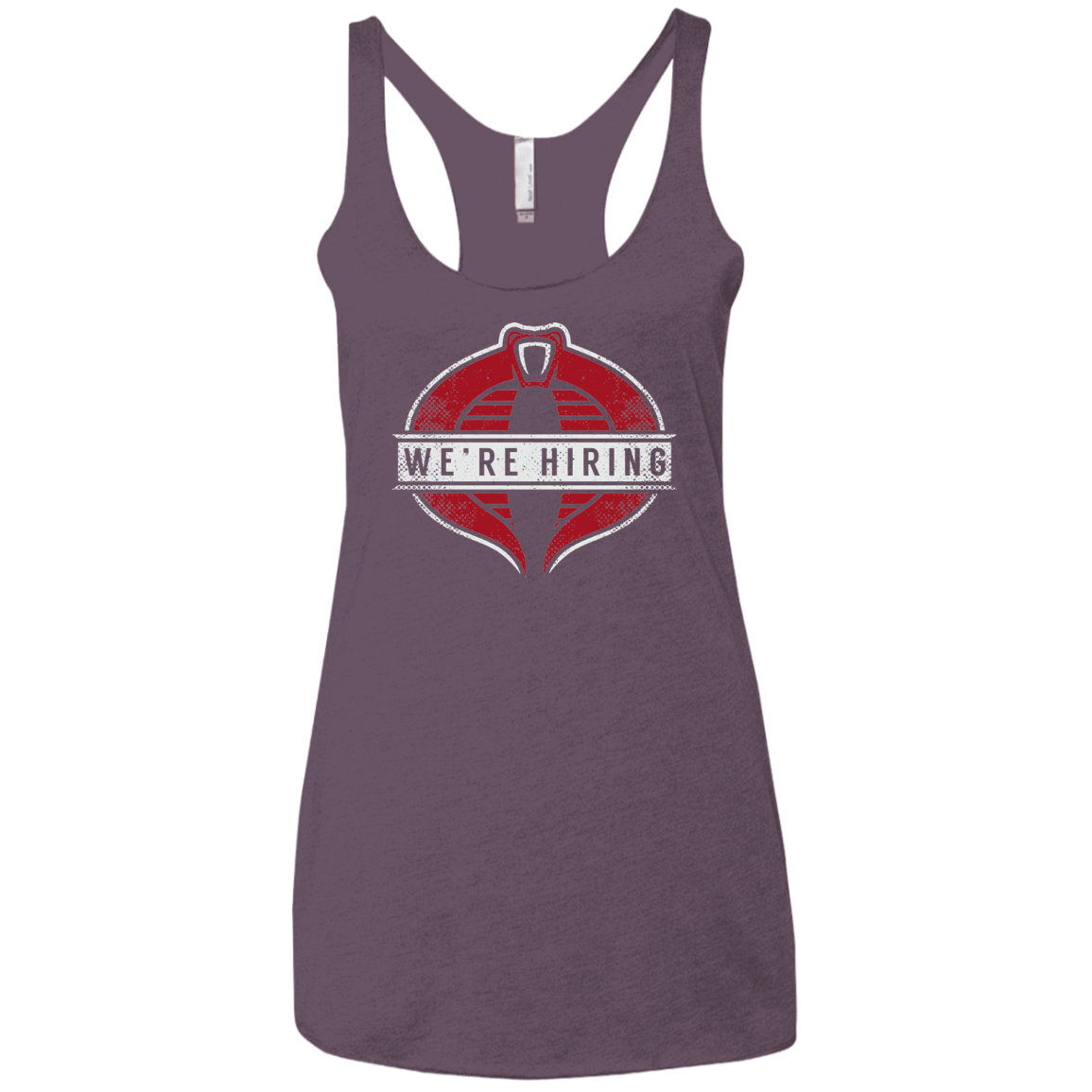 We're Hiring Women's Triblend Racerback Tank