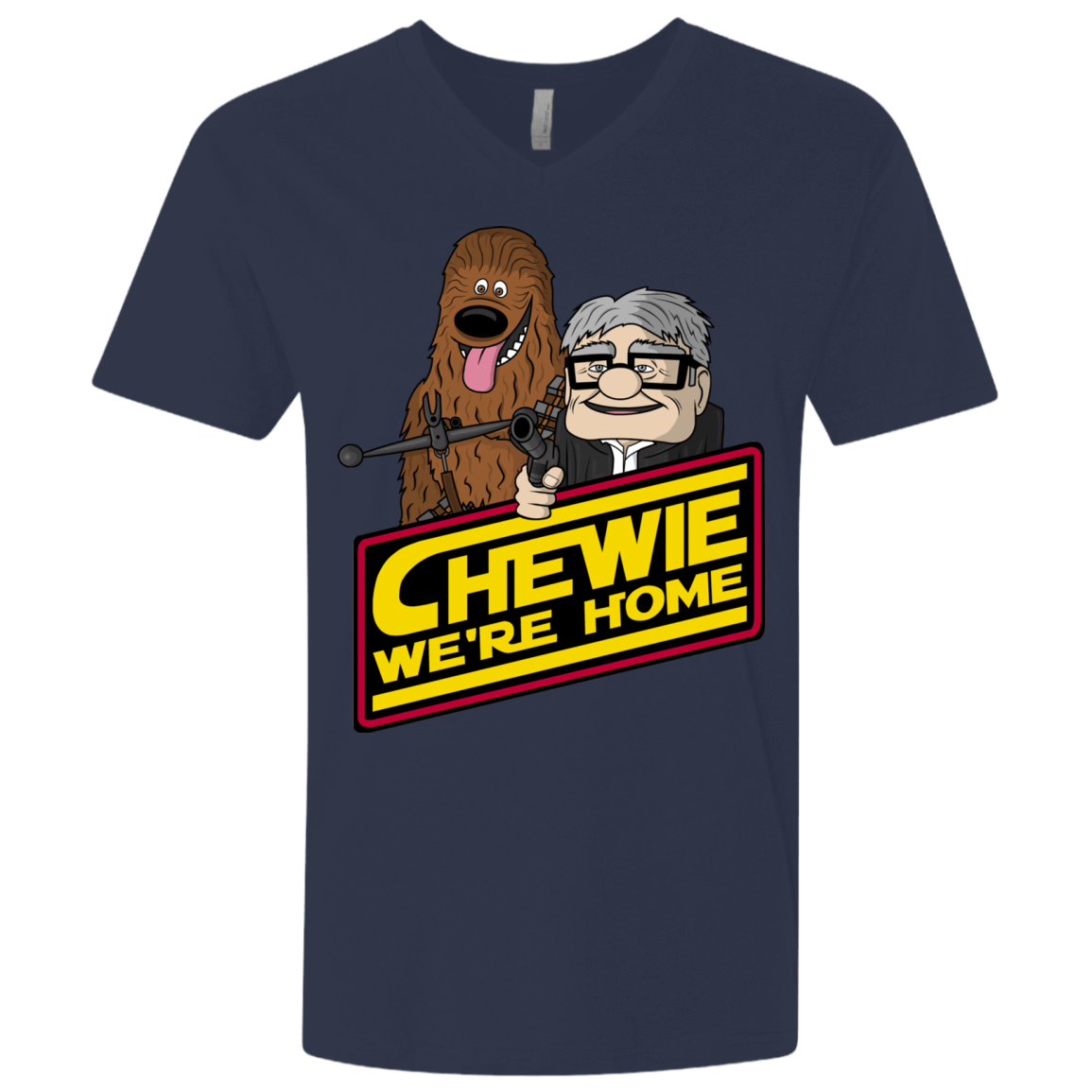 T-Shirts Midnight Navy / X-Small We're home Men's Premium V-Neck