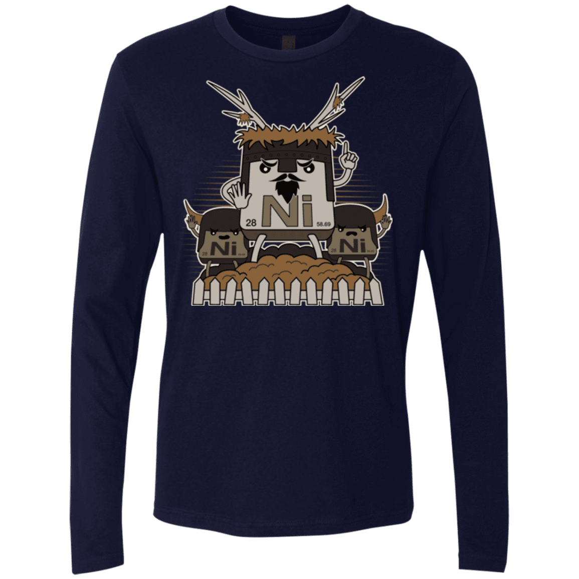 T-Shirts Midnight Navy / Small We want chemistry Men's Premium Long Sleeve