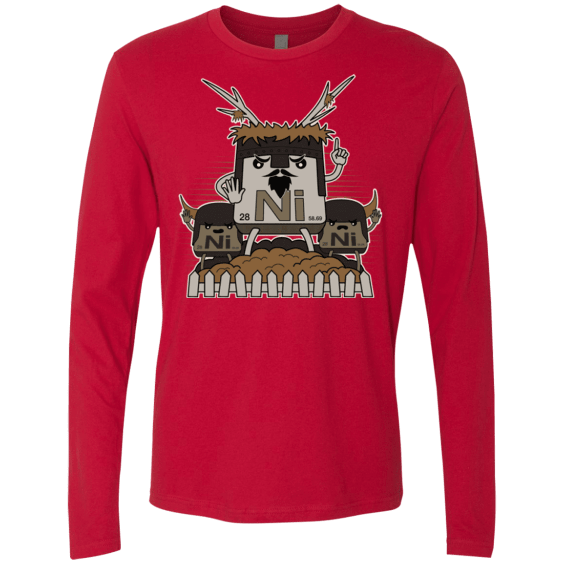 T-Shirts Red / Small We want chemistry Men's Premium Long Sleeve