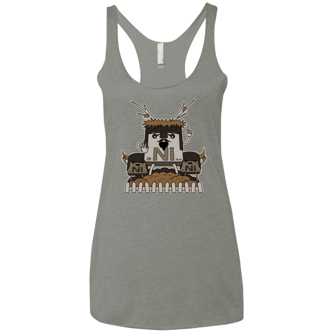 T-Shirts Venetian Grey / X-Small We want chemistry Women's Triblend Racerback Tank