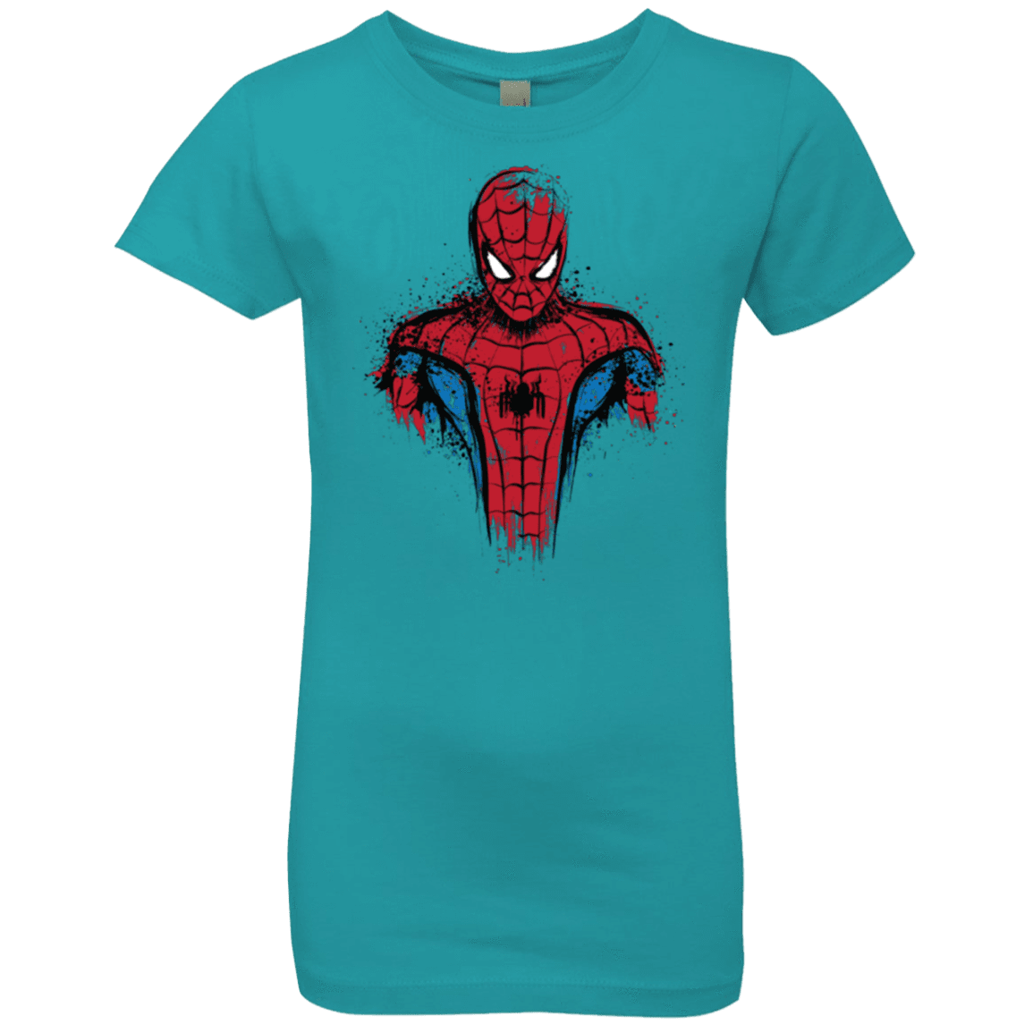 T-Shirts Tahiti Blue / YXS Web warrior Girls Premium T-Shirt