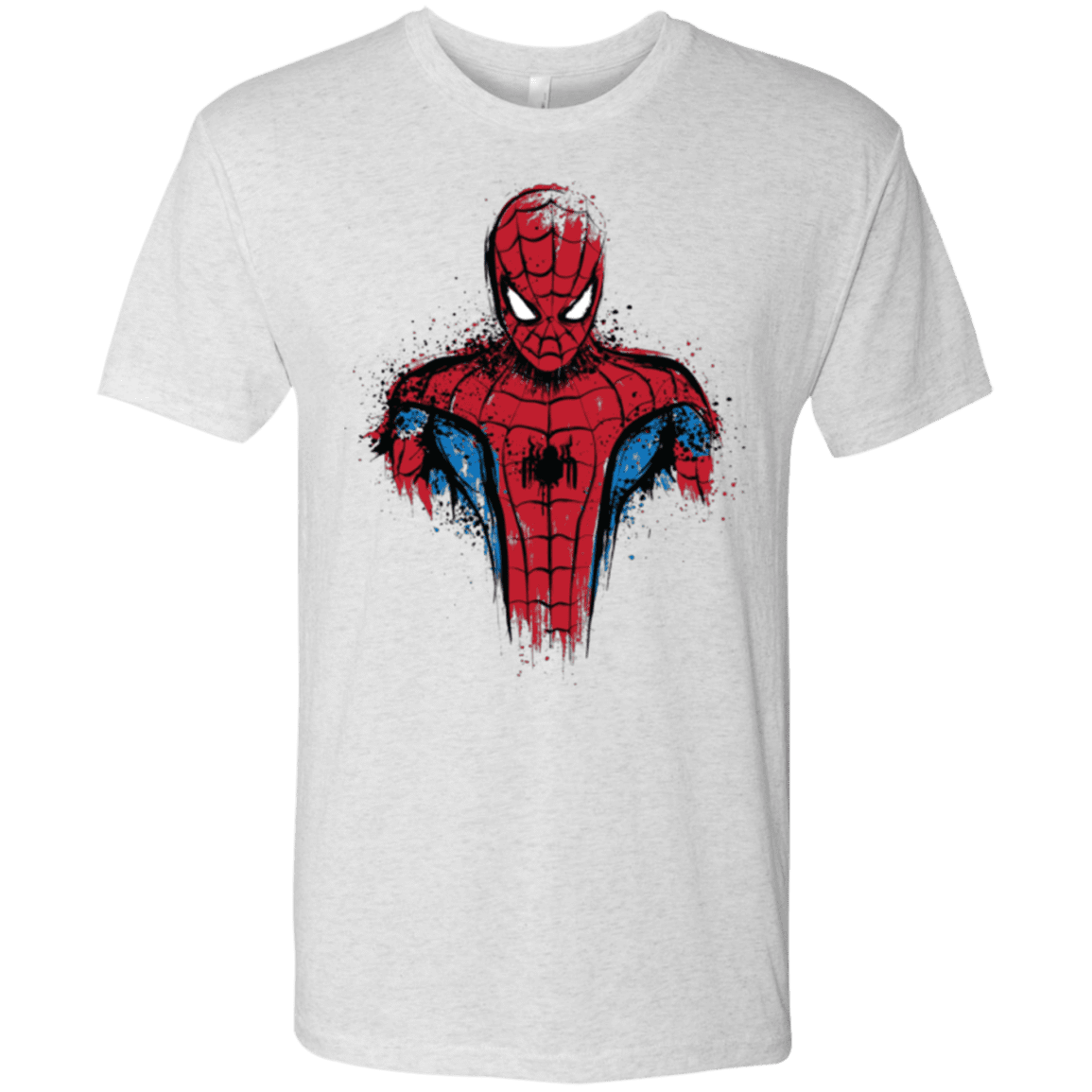 T-Shirts Heather White / Small Web warrior Men's Triblend T-Shirt