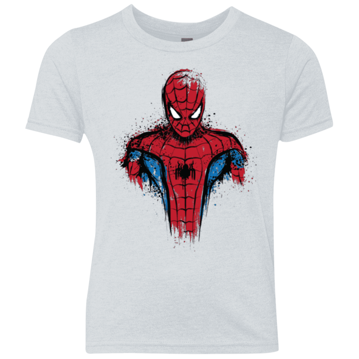 T-Shirts Heather White / YXS Web warrior Youth Triblend T-Shirt