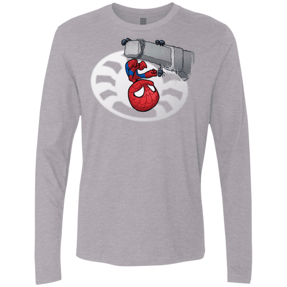 T-Shirts Heather Grey / Small Webby Friends Men's Premium Long Sleeve