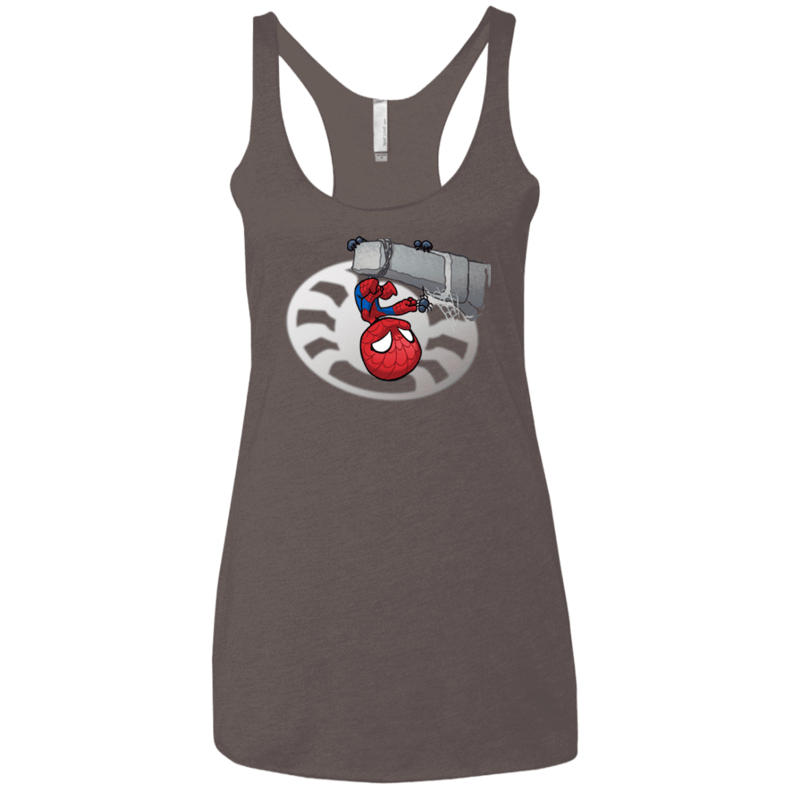 T-Shirts Macchiato / X-Small Webby Friends Women's Triblend Racerback Tank