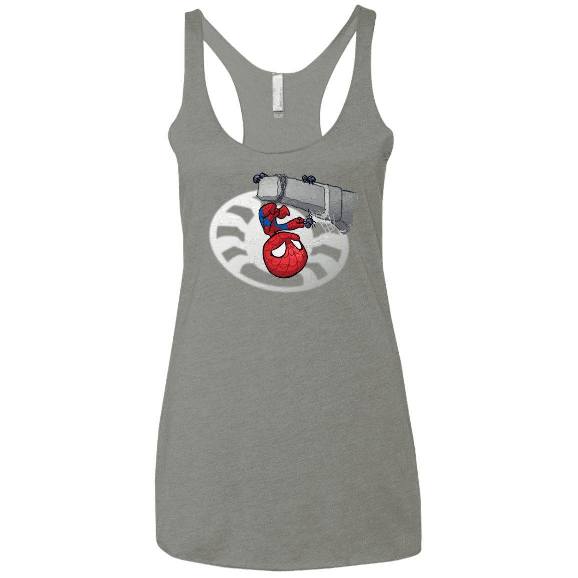 T-Shirts Venetian Grey / X-Small Webby Friends Women's Triblend Racerback Tank
