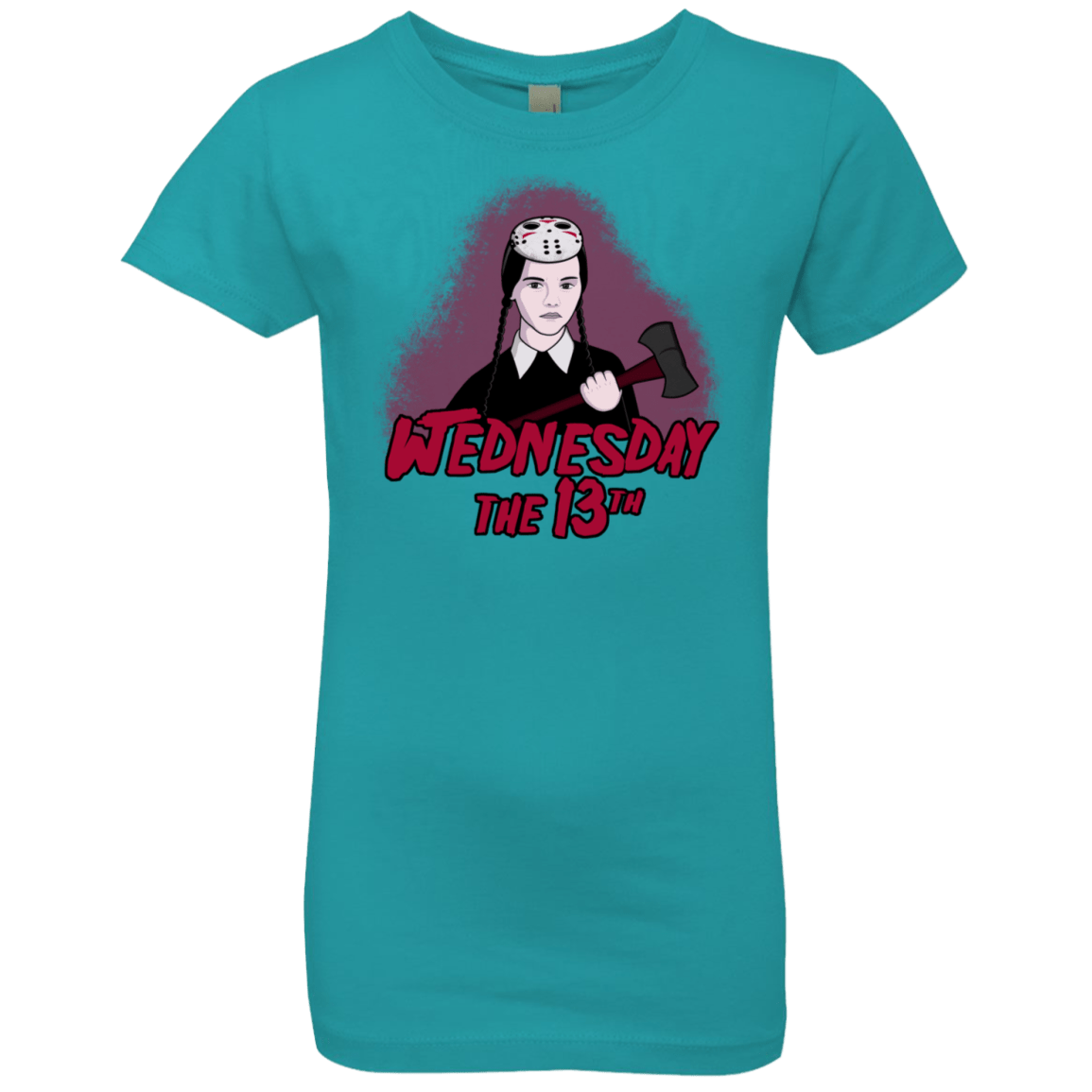 T-Shirts Tahiti Blue / YXS Wednesday The 13th Girls Premium T-Shirt