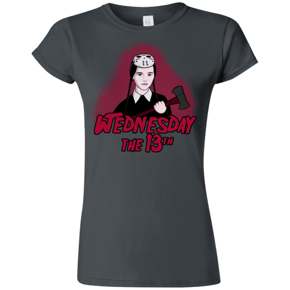 T-Shirts Charcoal / S Wednesday The 13th Junior Slimmer-Fit T-Shirt