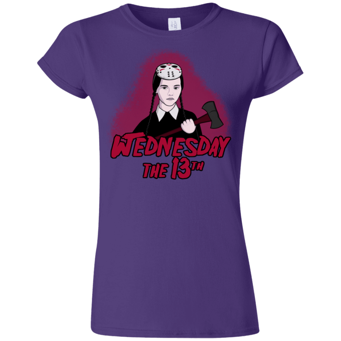 T-Shirts Purple / S Wednesday The 13th Junior Slimmer-Fit T-Shirt