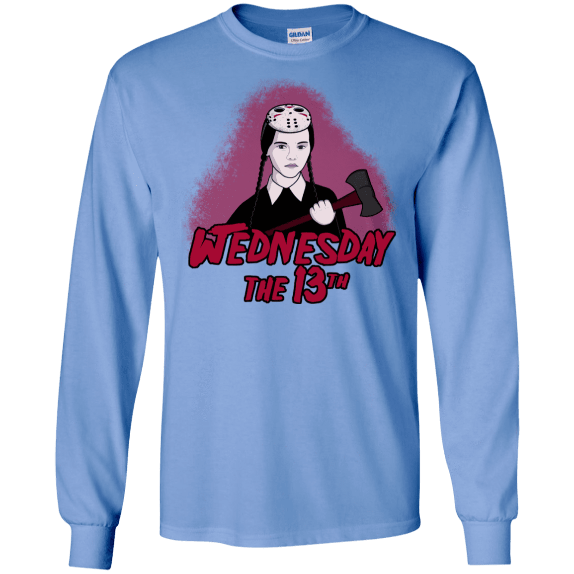 T-Shirts Carolina Blue / S Wednesday The 13th Men's Long Sleeve T-Shirt