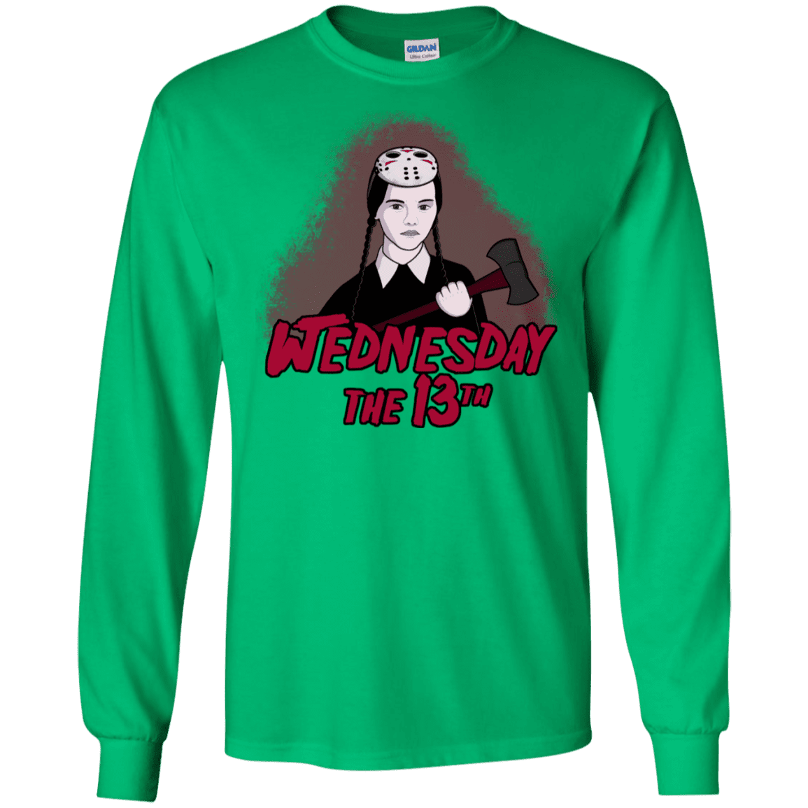 T-Shirts Irish Green / S Wednesday The 13th Men's Long Sleeve T-Shirt
