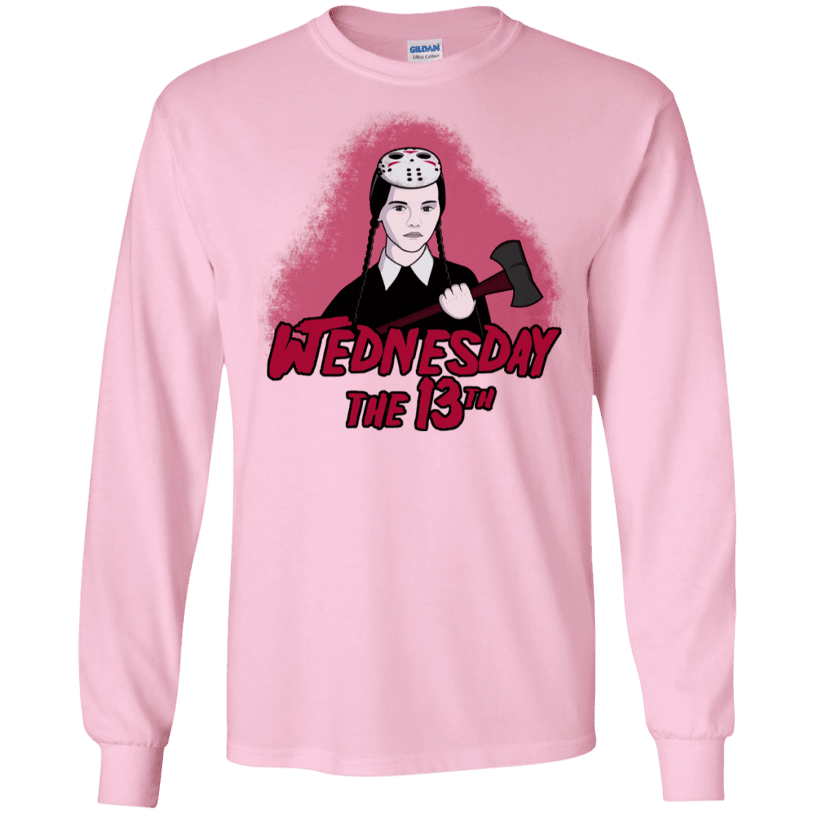 T-Shirts Light Pink / S Wednesday The 13th Men's Long Sleeve T-Shirt