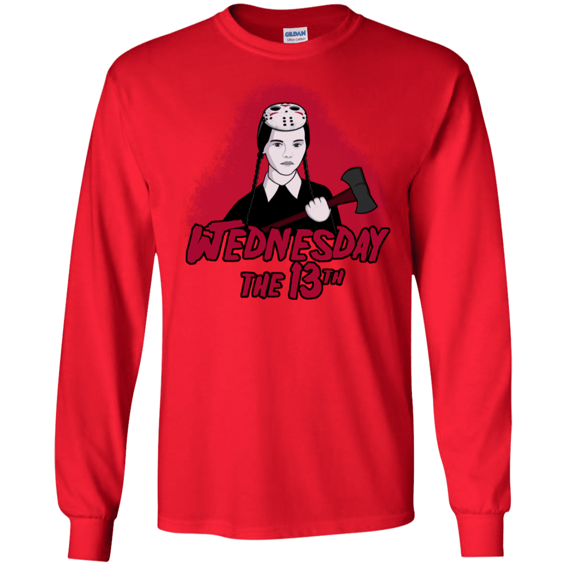 T-Shirts Red / S Wednesday The 13th Men's Long Sleeve T-Shirt