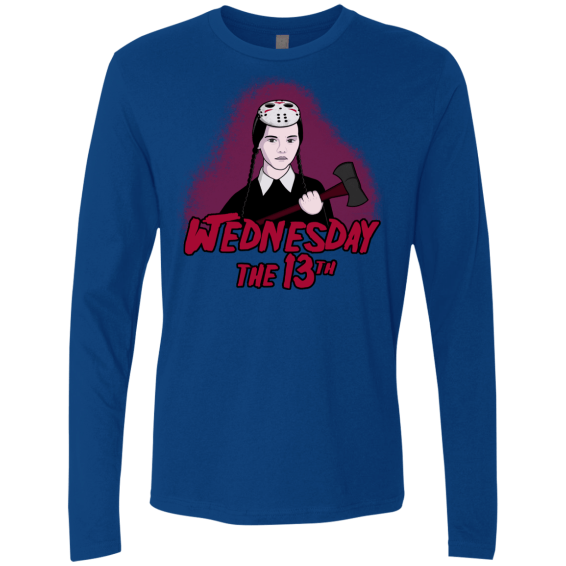 T-Shirts Royal / S Wednesday The 13th Men's Premium Long Sleeve