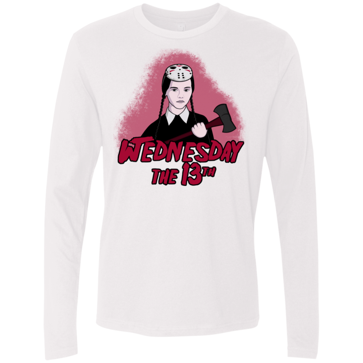 T-Shirts White / S Wednesday The 13th Men's Premium Long Sleeve