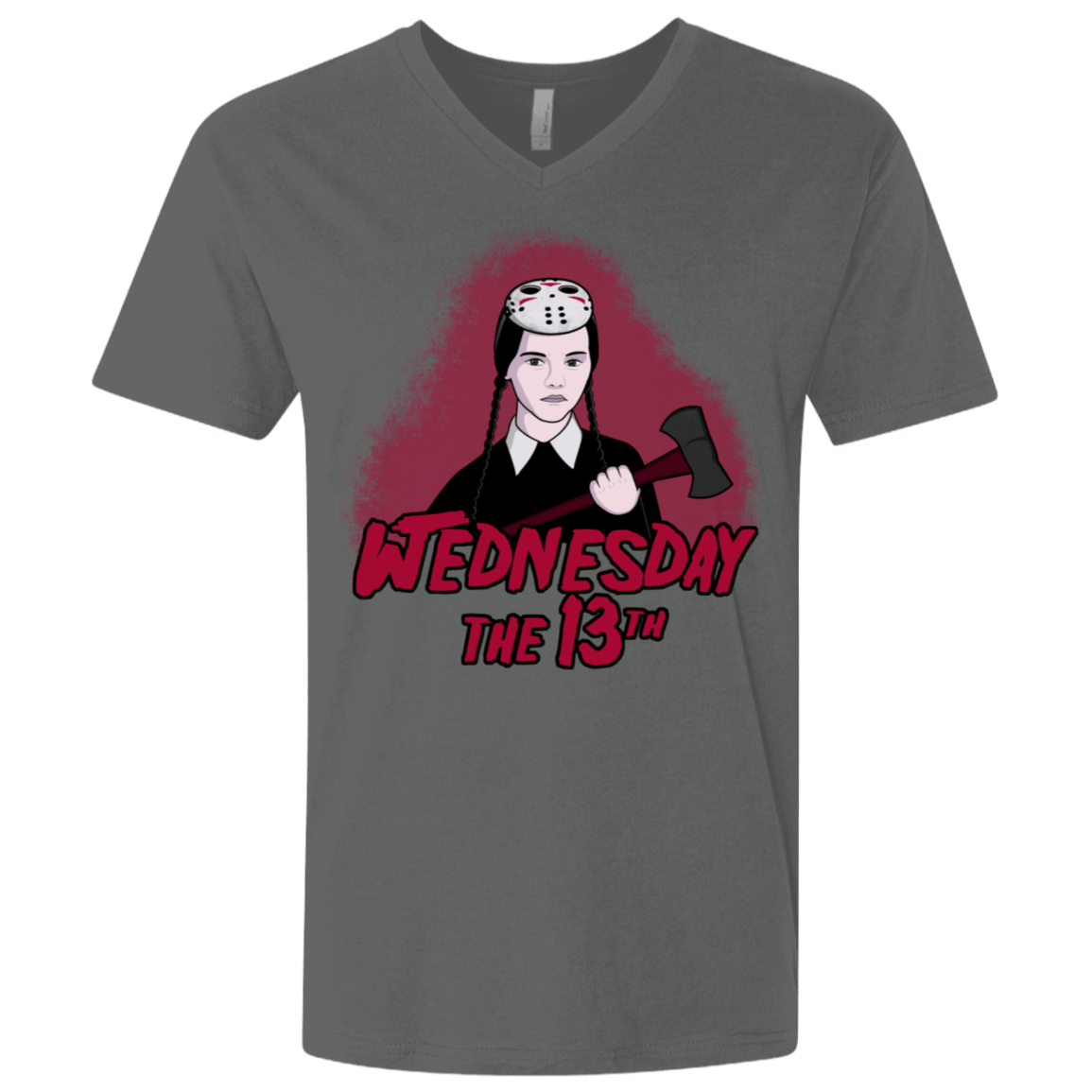 T-Shirts Heavy Metal / X-Small Wednesday The 13th Men's Premium V-Neck