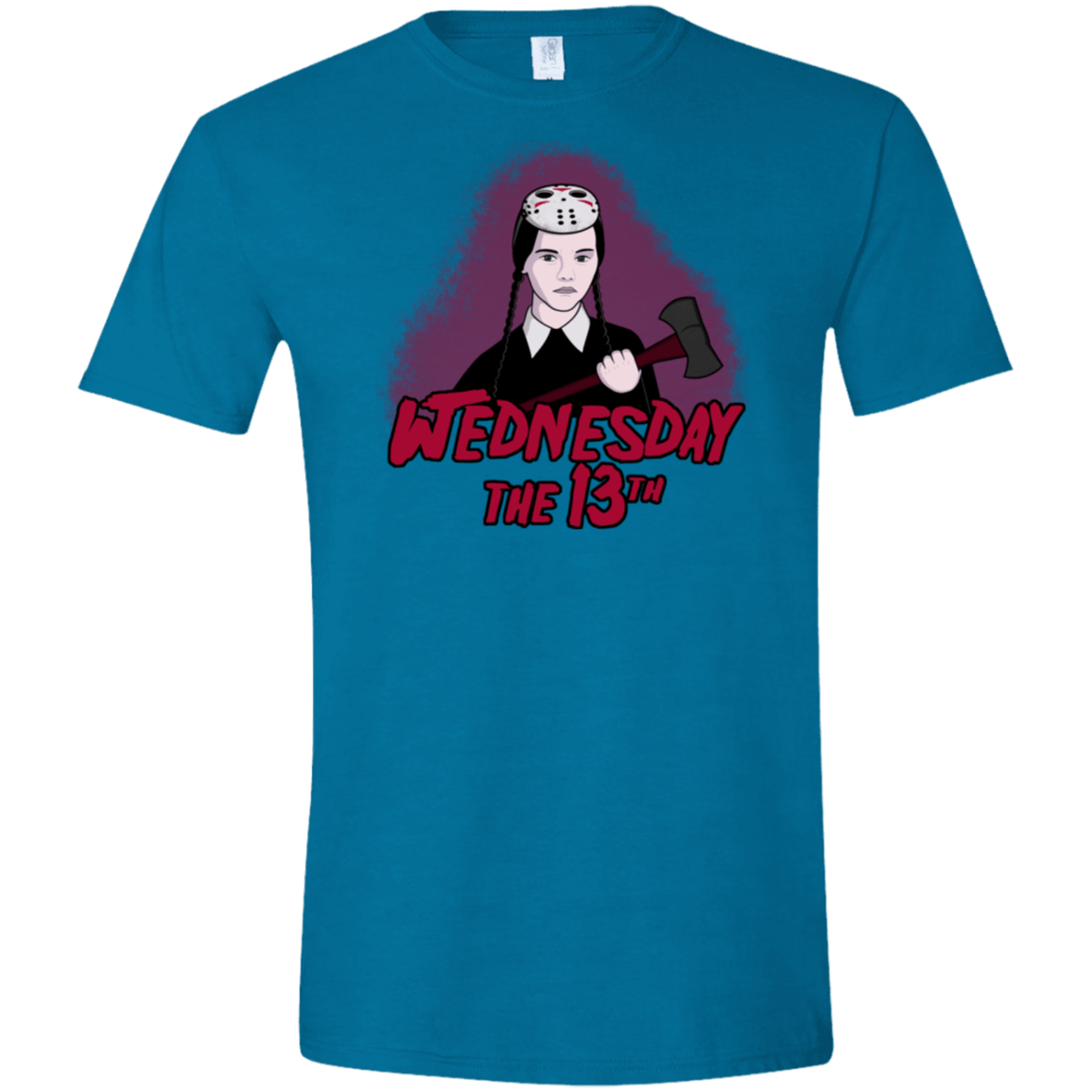 T-Shirts Antique Sapphire / S Wednesday The 13th Men's Semi-Fitted Softstyle