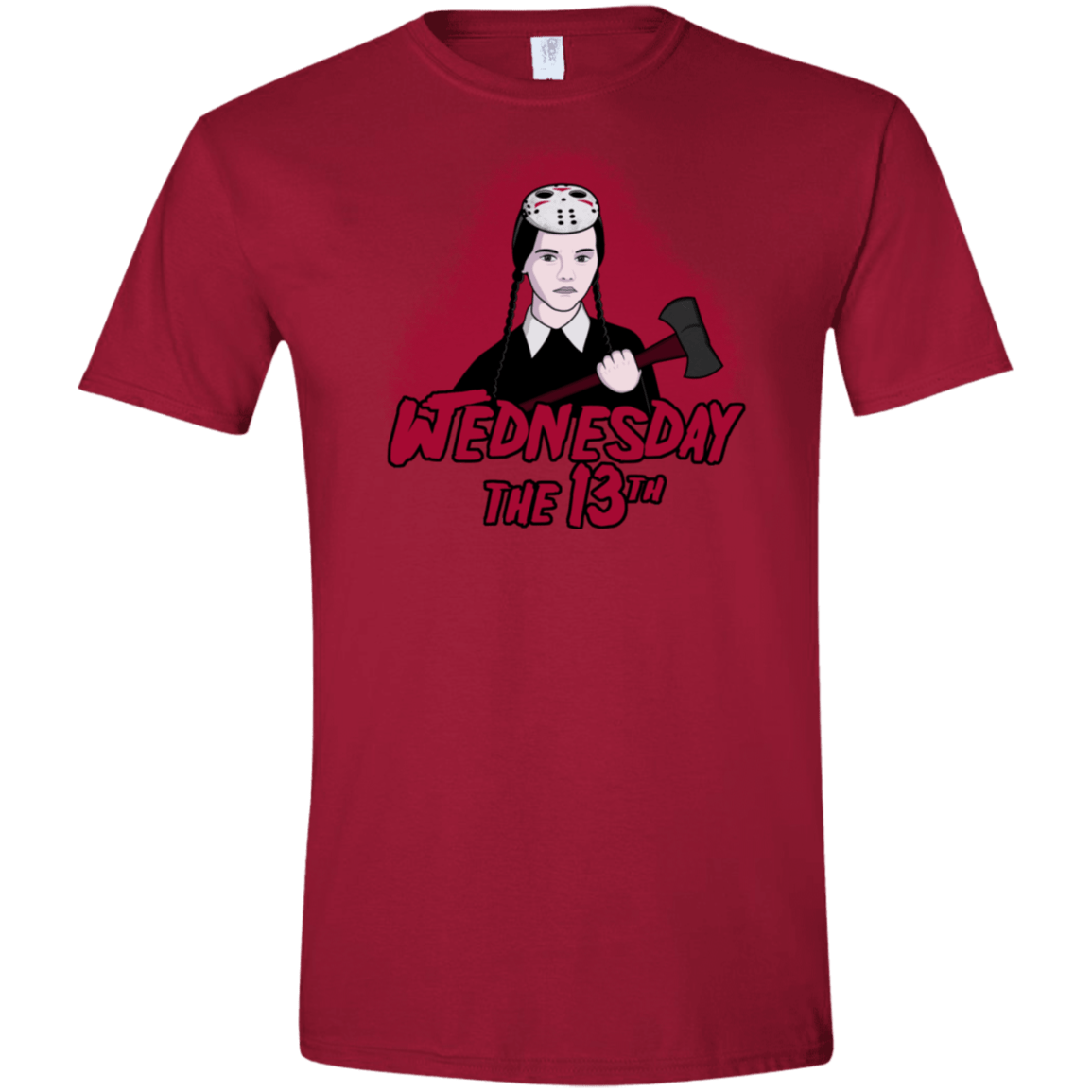 T-Shirts Cardinal Red / S Wednesday The 13th Men's Semi-Fitted Softstyle