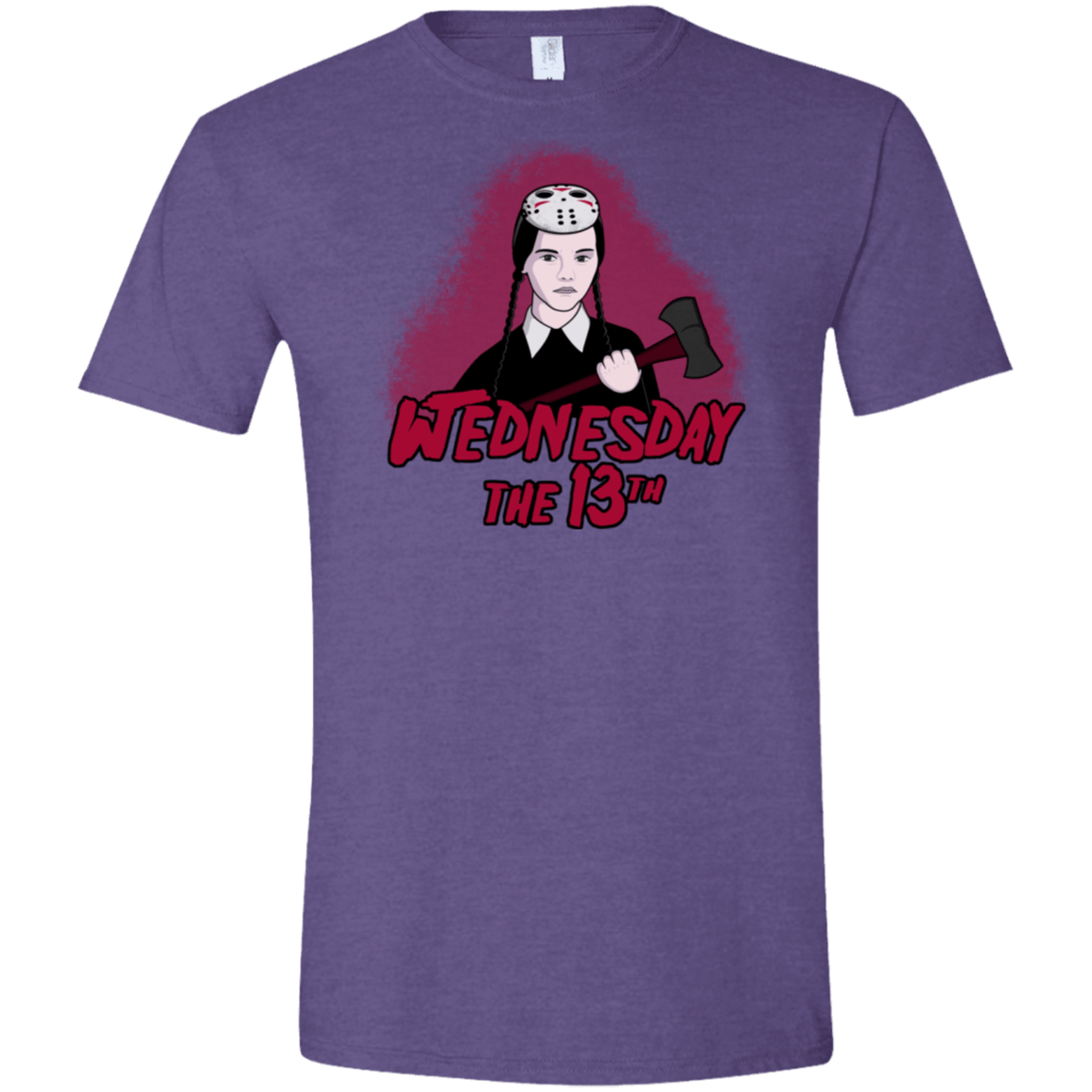 T-Shirts Heather Purple / S Wednesday The 13th Men's Semi-Fitted Softstyle