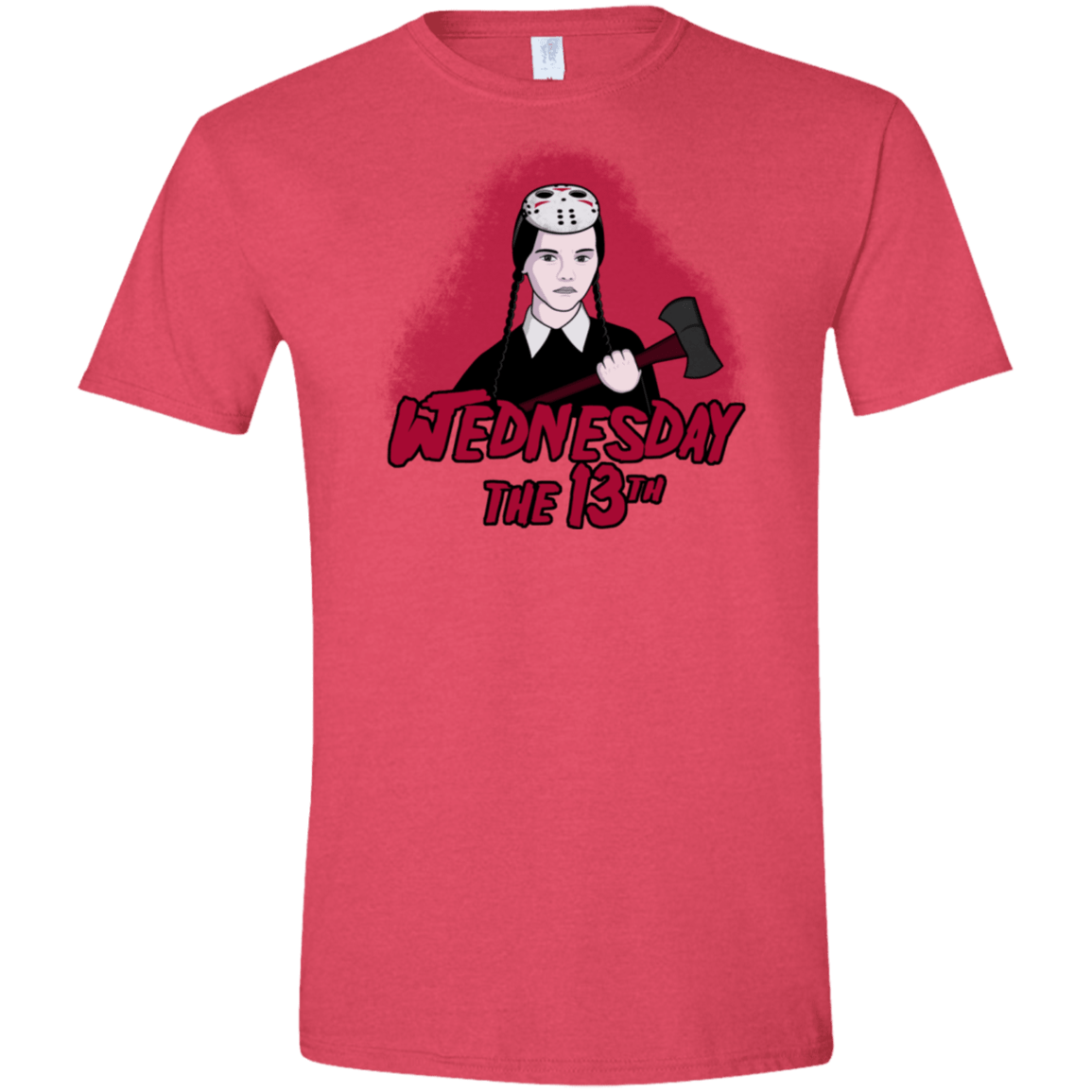 T-Shirts Heather Red / S Wednesday The 13th Men's Semi-Fitted Softstyle