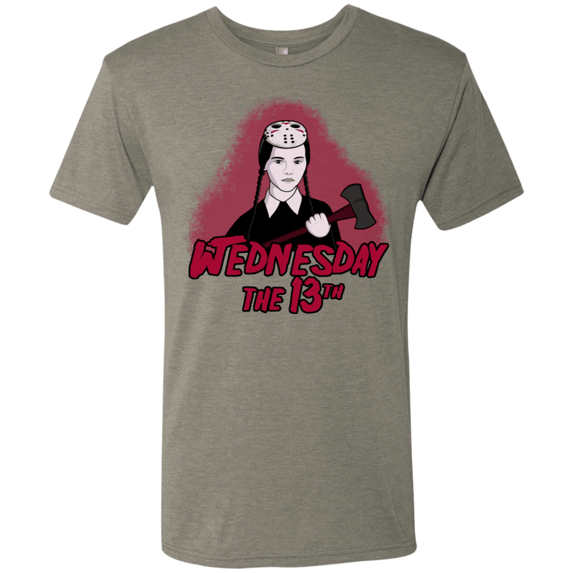 T-Shirts Venetian Grey / S Wednesday The 13th Men's Triblend T-Shirt