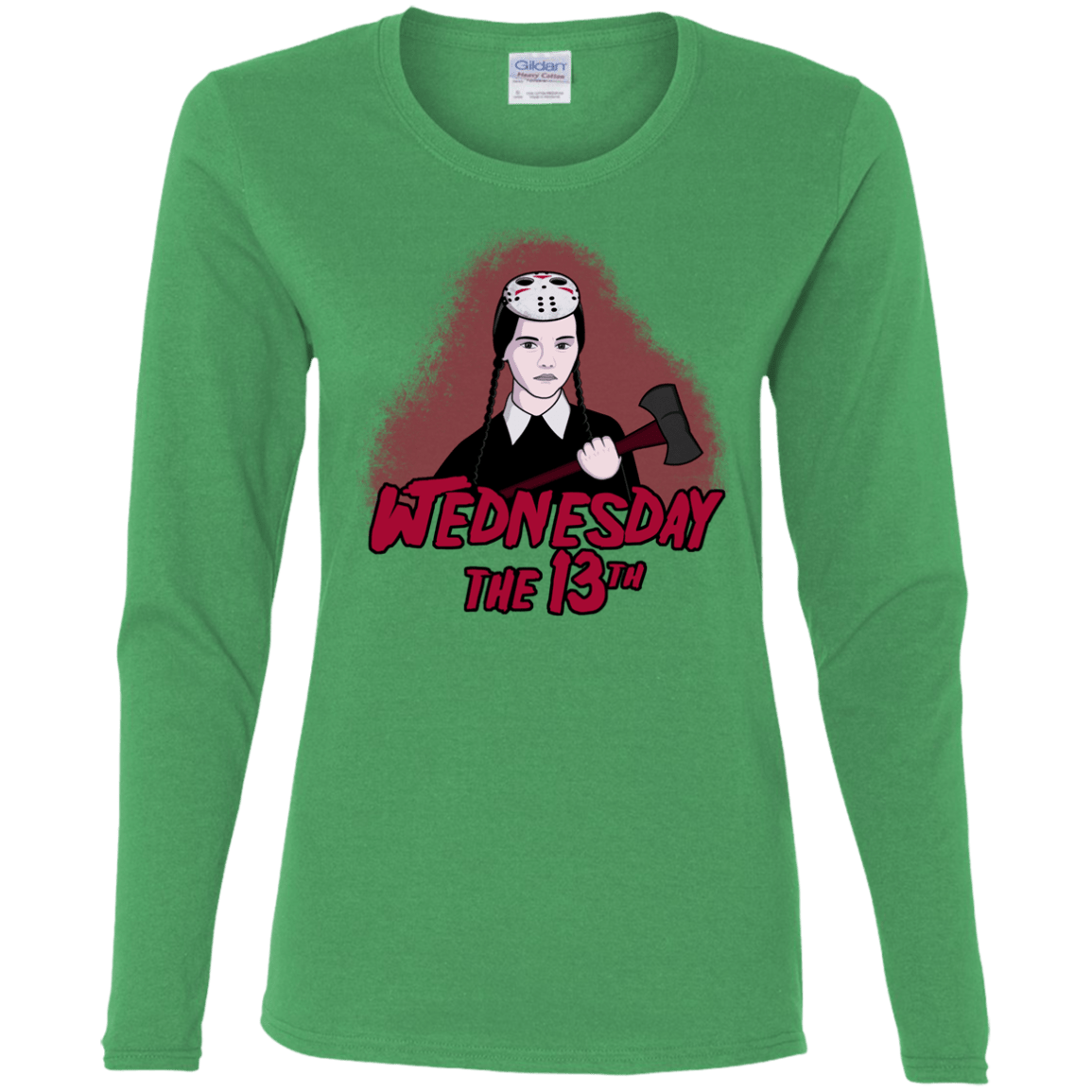 T-Shirts Irish Green / S Wednesday The 13th Women's Long Sleeve T-Shirt