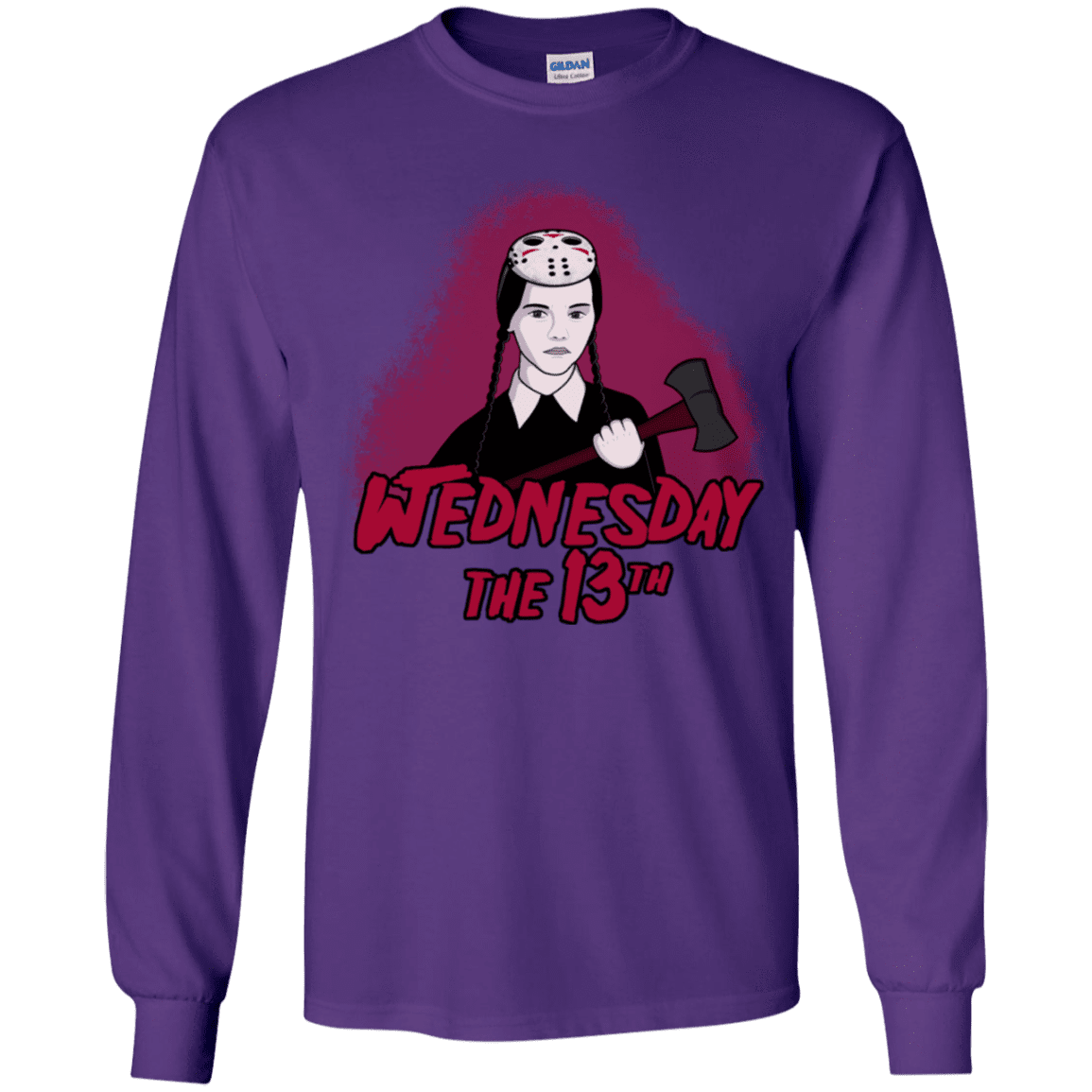 T-Shirts Purple / YS Wednesday The 13th Youth Long Sleeve T-Shirt