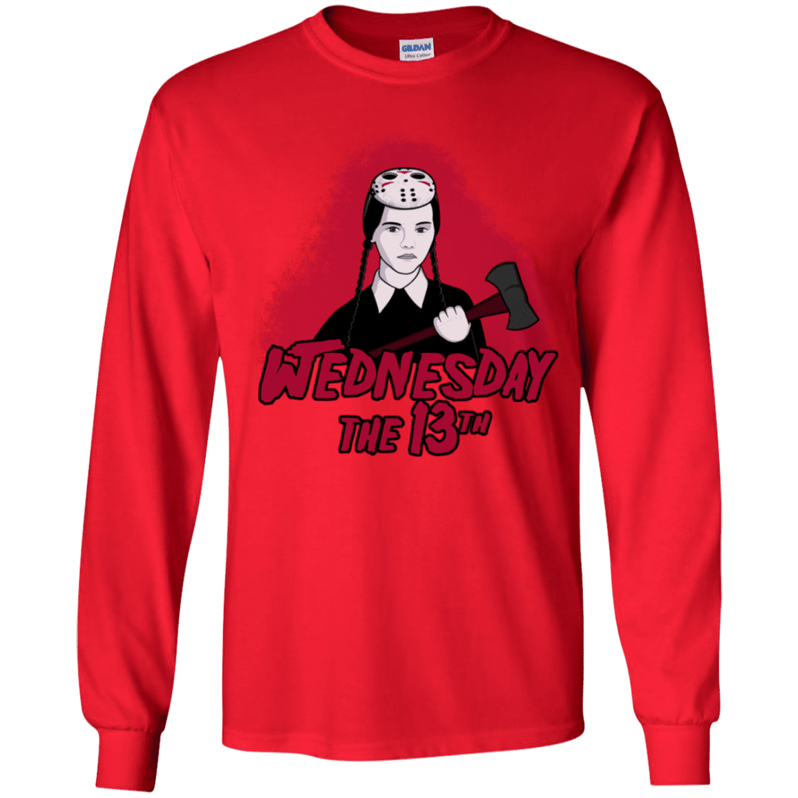 T-Shirts Red / YS Wednesday The 13th Youth Long Sleeve T-Shirt