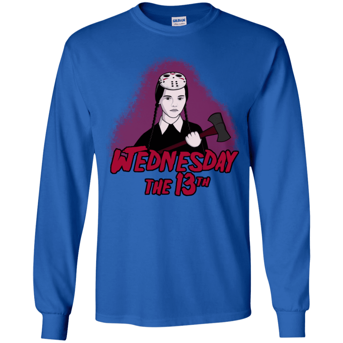 T-Shirts Royal / YS Wednesday The 13th Youth Long Sleeve T-Shirt