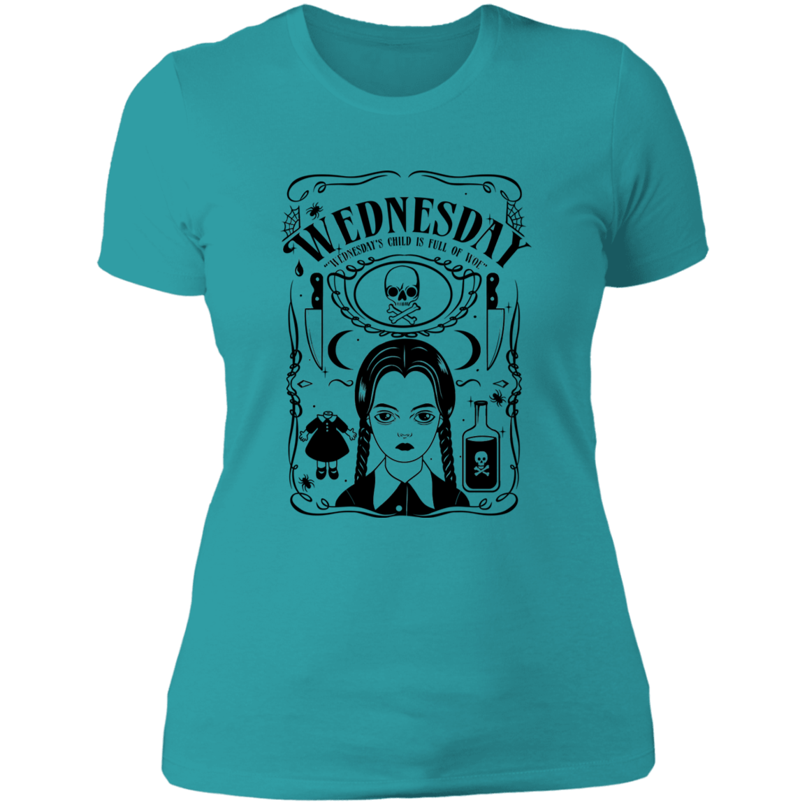 T-Shirts Tahiti Blue / S Wednesday Women's Premium T-Shirt