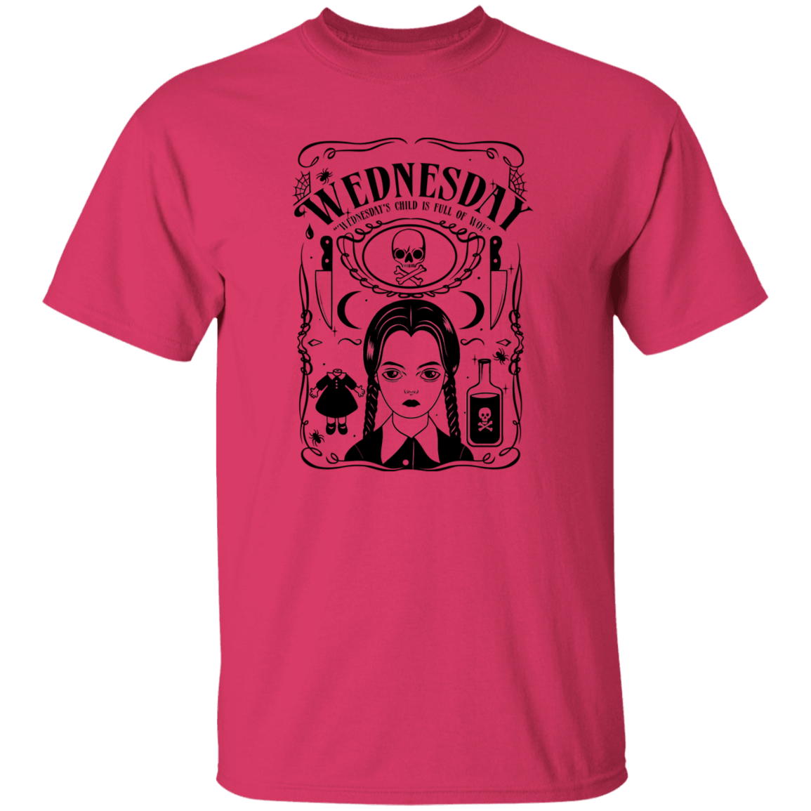 T-Shirts Heliconia / YXS Wednesday Youth T-Shirt