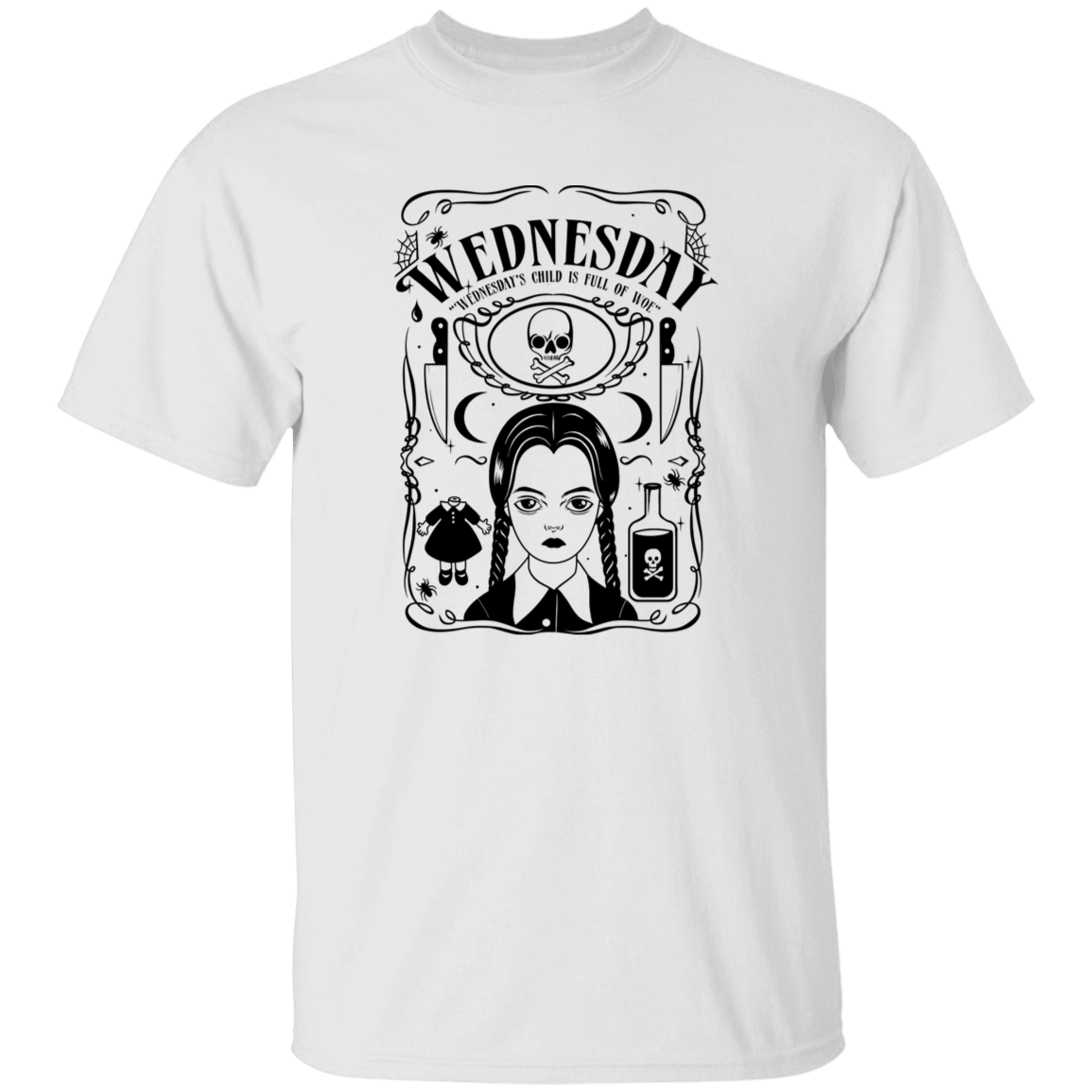 T-Shirts White / YXS Wednesday Youth T-Shirt