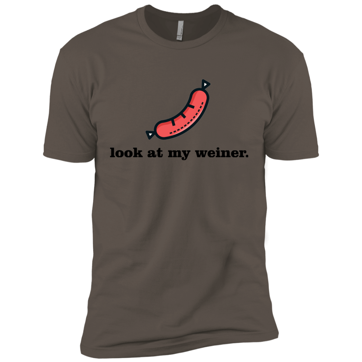 T-Shirts Warm Grey / X-Small Weiner Men's Premium T-Shirt