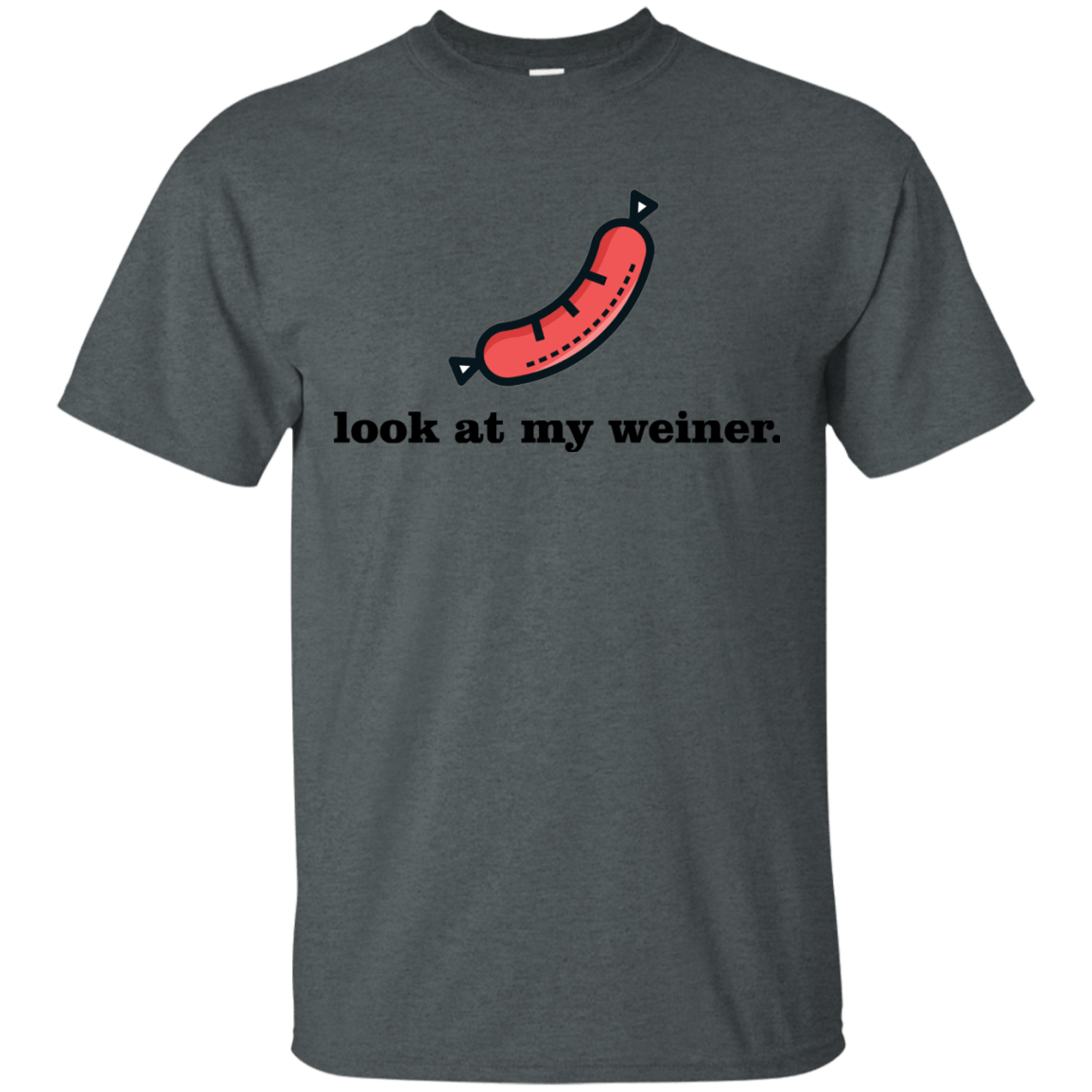 T-Shirts Dark Heather / Small Weiner T-Shirt