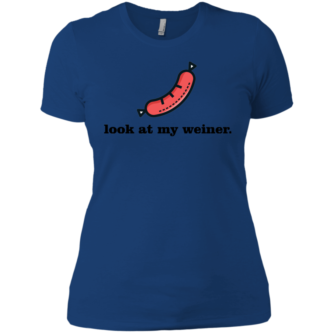 T-Shirts Royal / X-Small Weiner Women's Premium T-Shirt