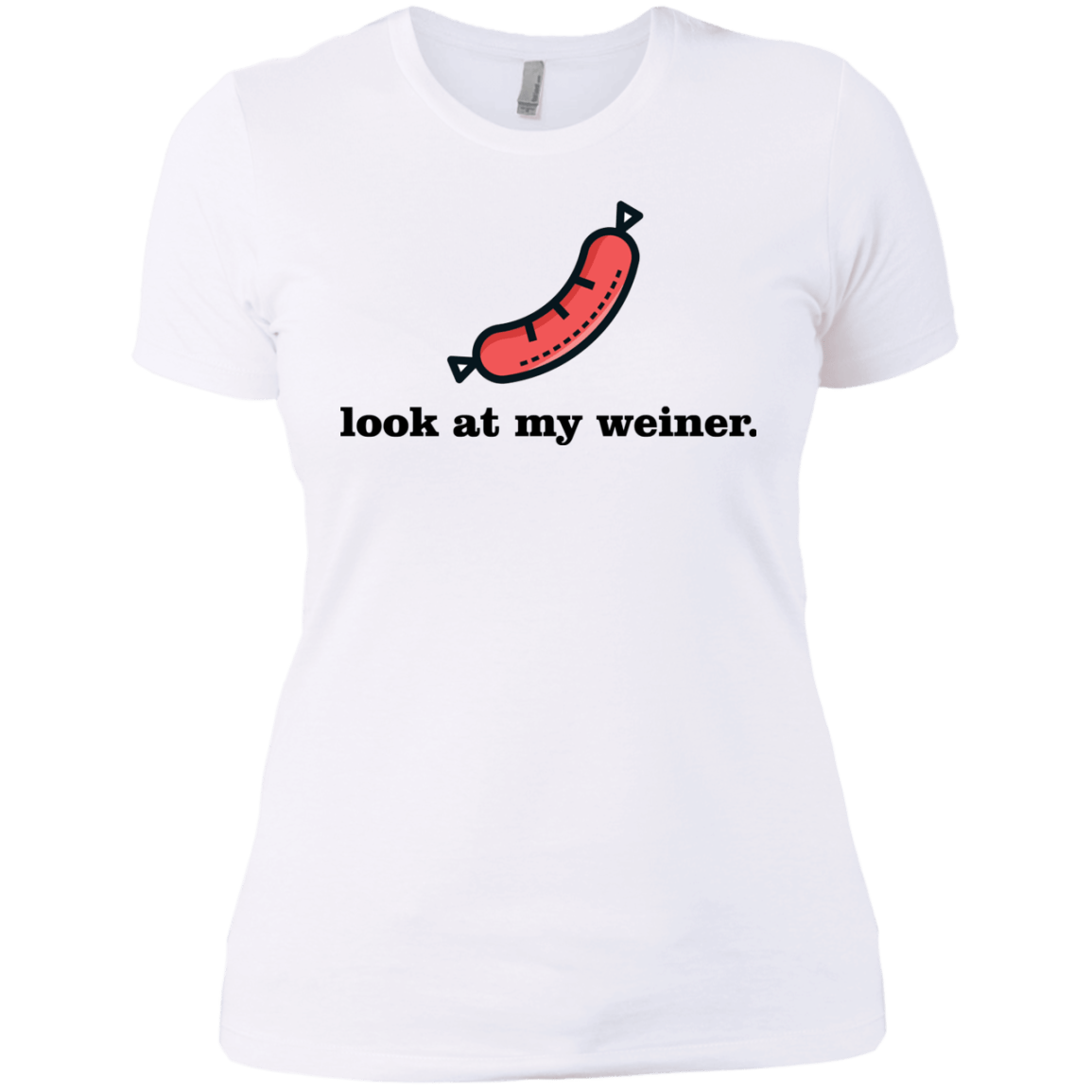 T-Shirts White / X-Small Weiner Women's Premium T-Shirt