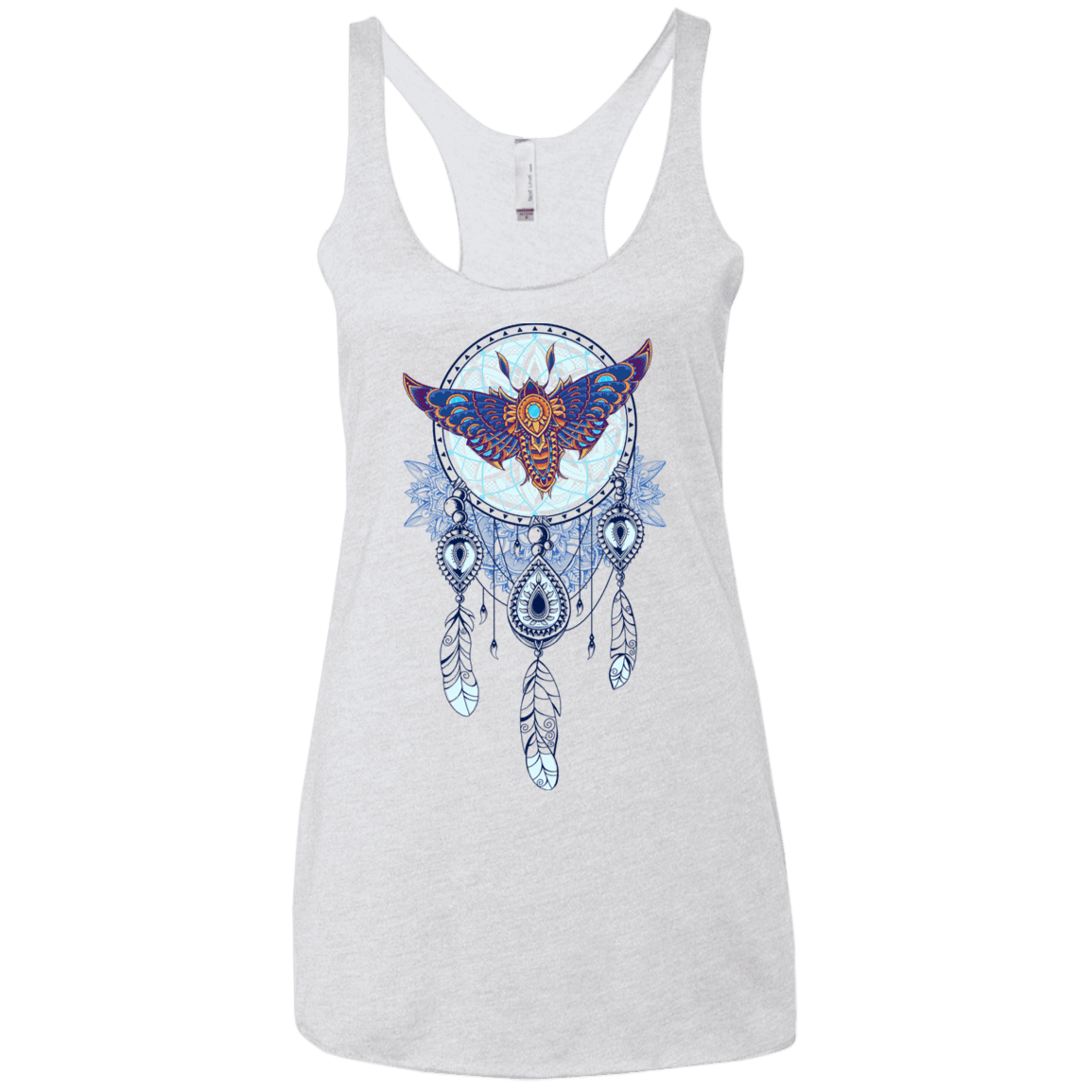 T-Shirts Heather White / X-Small Weird Dreams Women's Triblend Racerback Tank