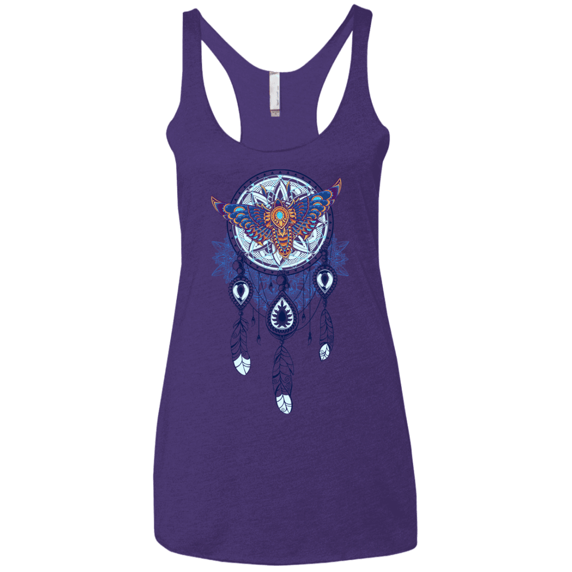 T-Shirts Purple Rush / X-Small Weird Dreams Women's Triblend Racerback Tank