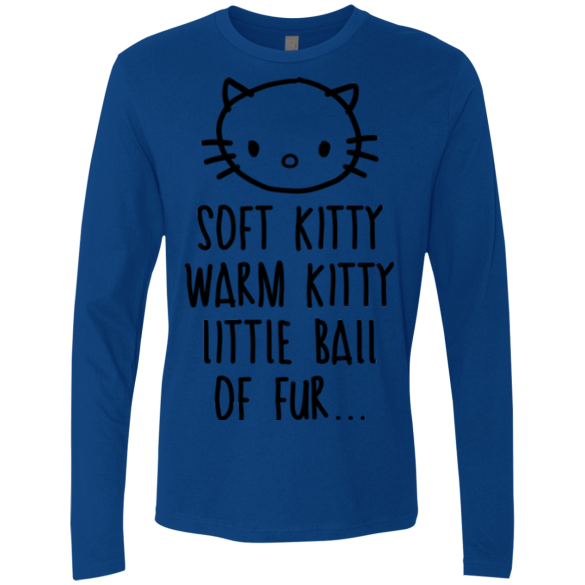 T-Shirts Royal / Small Weird Kitty Men's Premium Long Sleeve