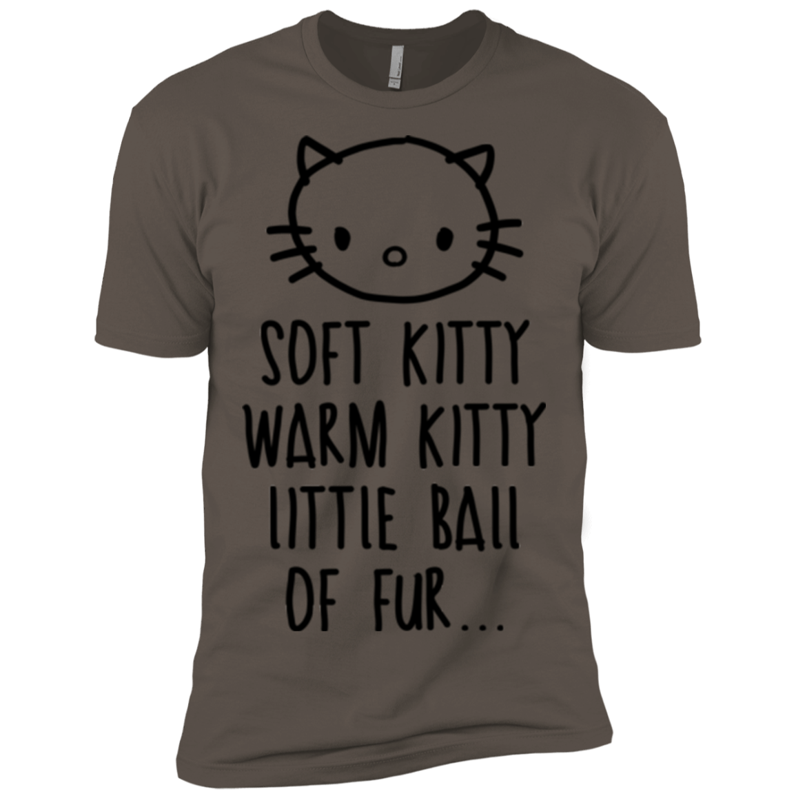 T-Shirts Warm Grey / X-Small Weird Kitty Men's Premium T-Shirt