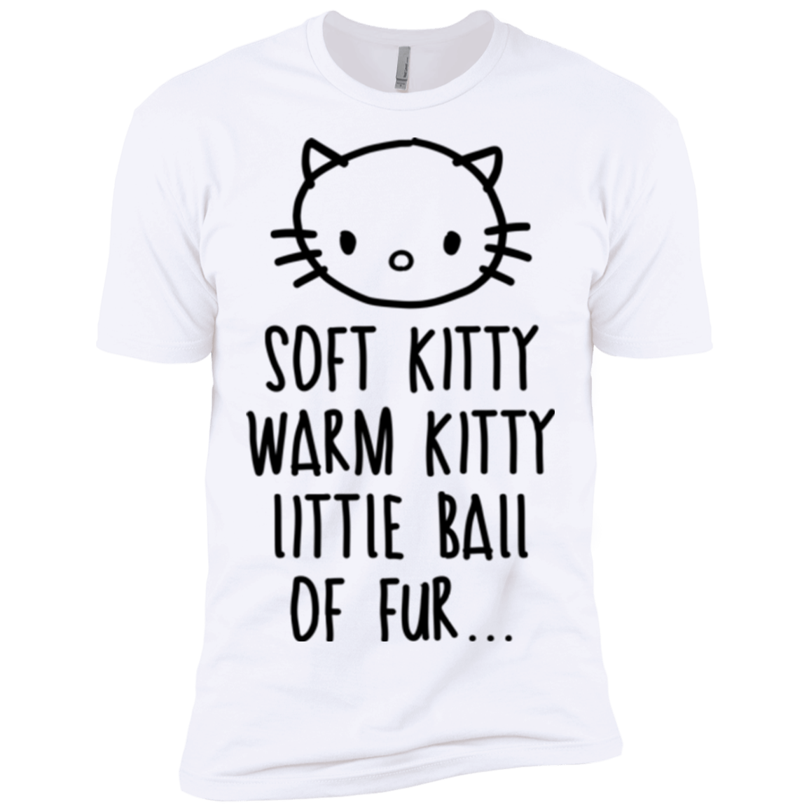 T-Shirts White / X-Small Weird Kitty Men's Premium T-Shirt