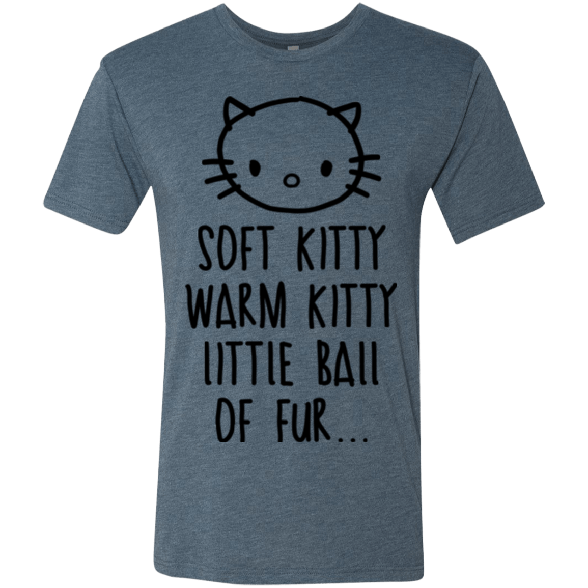 T-Shirts Indigo / Small Weird Kitty Men's Triblend T-Shirt