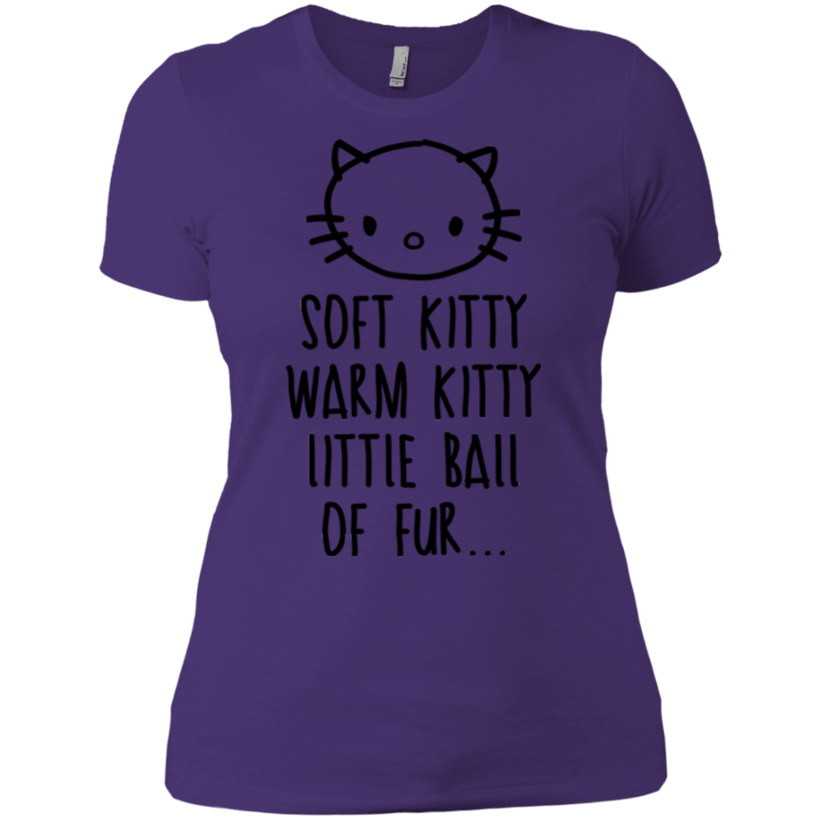 T-Shirts Purple / X-Small Weird Kitty Women's Premium T-Shirt