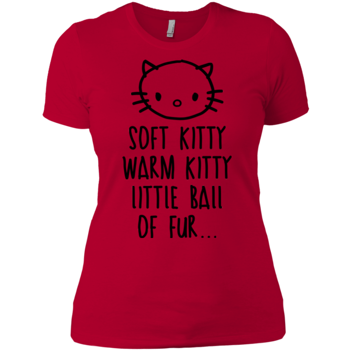 T-Shirts Red / X-Small Weird Kitty Women's Premium T-Shirt